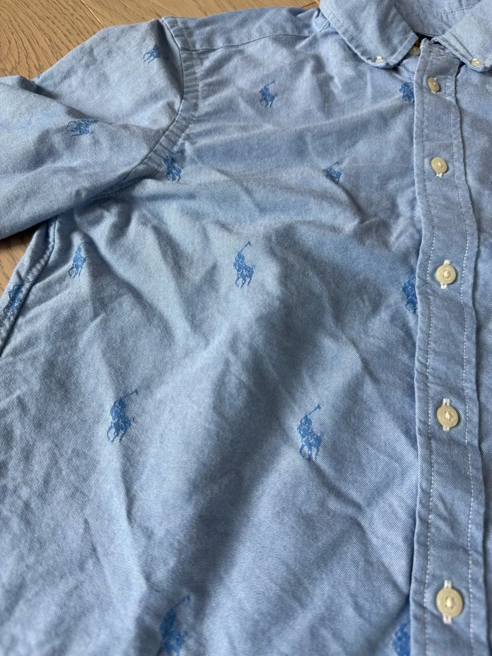 Ralph Lauren Blue Button-Down Shirt size L